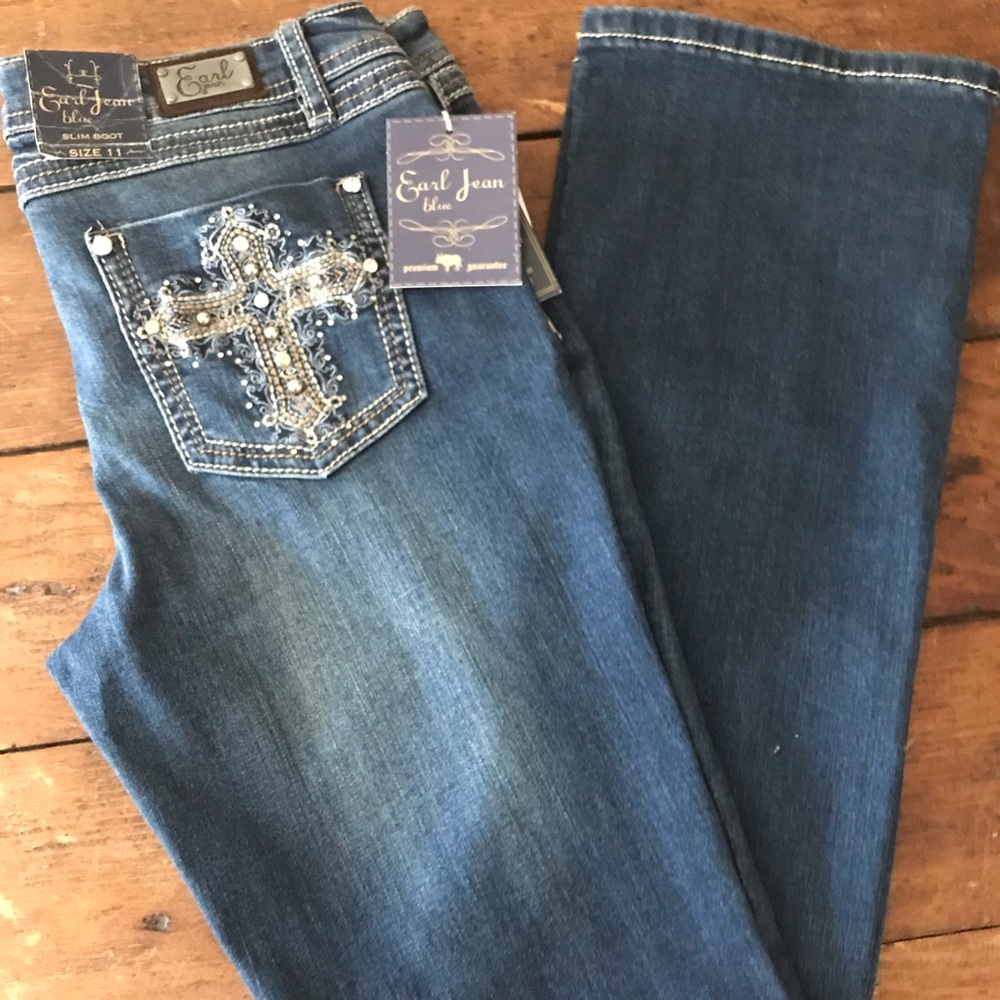 New!! Earl Jean Blue